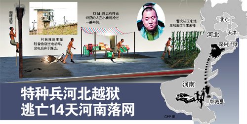 河北警方发布深州越狱犯被捕照 网上流传为假