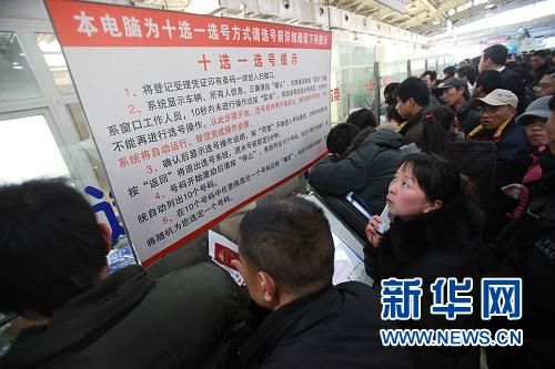 北京购车摇号难上加难 4S店租车牌水深风险大
