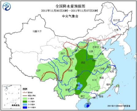 大半个中国将被降水天气覆盖 海南局地将有暴雨