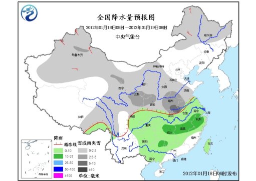 我国中东部今起迎大范围雨雪天气华北黄淮有雾