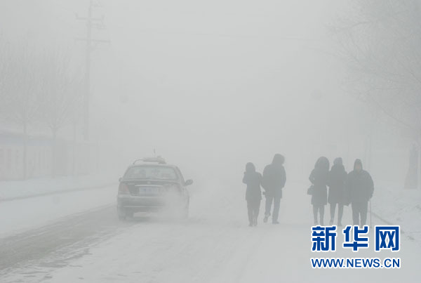 中国北方多地遭遇极寒零下40度低温持续10余天