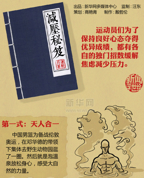 高手是如何炼成的？《奥运宝典》之运动员减压秘籍