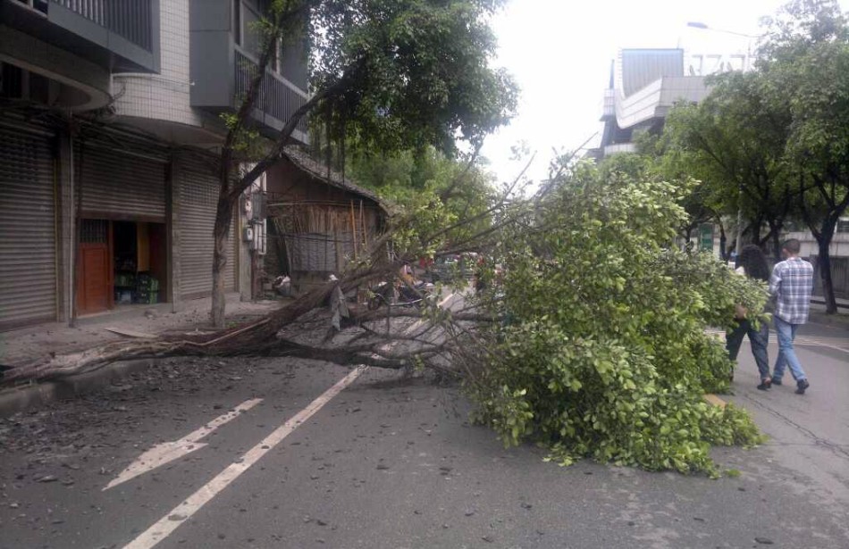 四川雅安芦山县发生7.0级地震[组图]