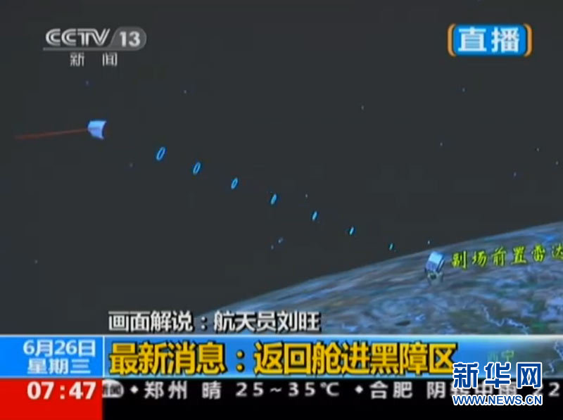 神舟十号载人飞船成功返回