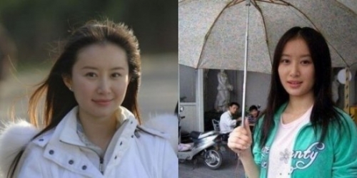 女星卸妆花容失色