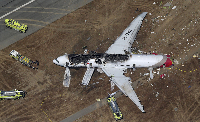 高清：韩亚航班在美失事 浙江两名女中学生在空难中罹难