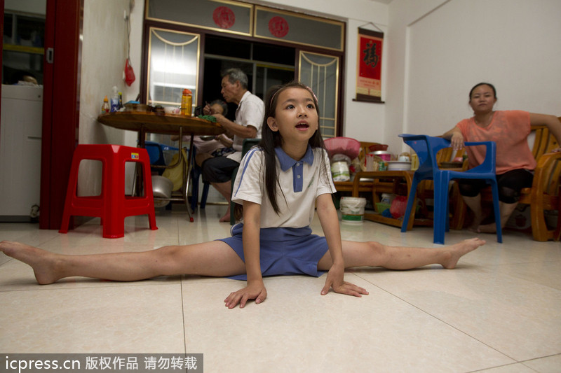图片故事：城中村孩子美丽芭蕾梦