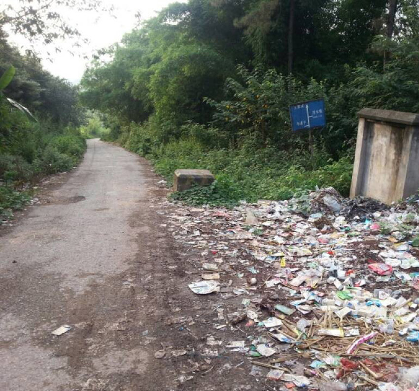 高清：网曝四川一森林公园成垃圾山 滋生大量苍蝇