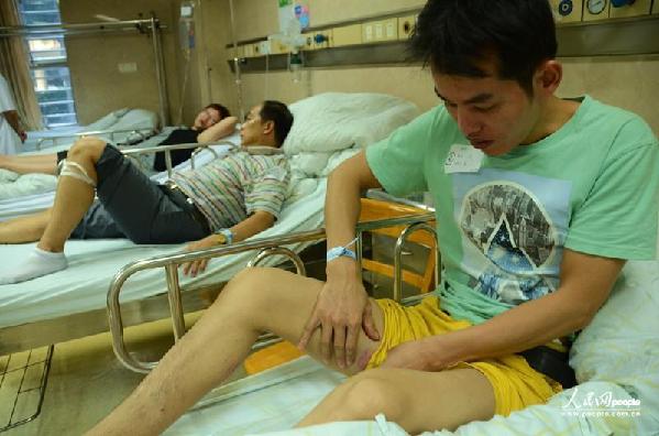 探访广州白云爆炸受伤者:受惊吓远甚于身体疼痛(图)