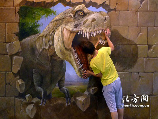 天津首届国际3D魔幻艺术展亮相津门