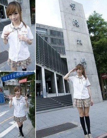 网友旅途中晒各地心中最美校服