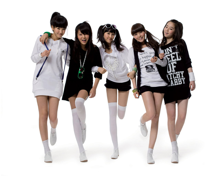 韩国女子团体都要有美腿