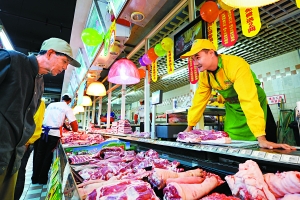 “海归”卖肉郎 每天营业额达七八千元(组图)