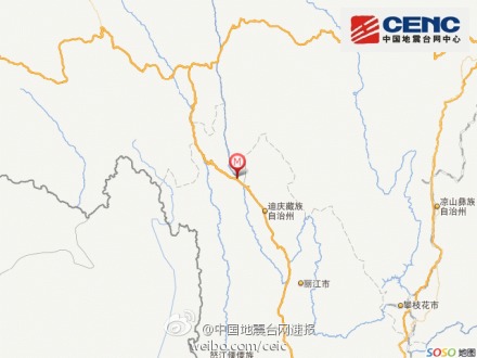 四川云南三县交界发生3.2级地震 震源深度9千米