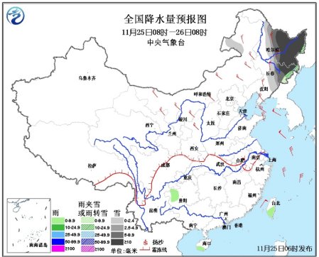 新冷空气将影响中国中东部 东北局地有特大暴雪