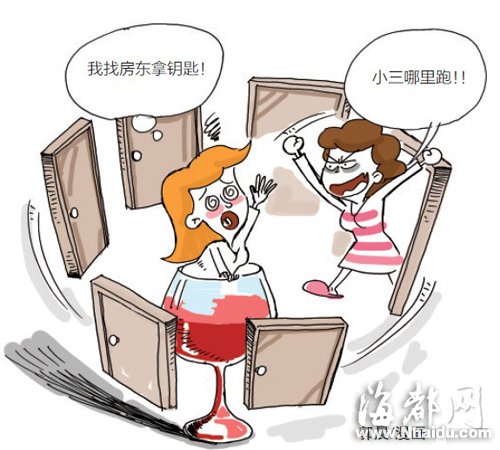 女子被当小三遭<em>拖鞋</em>狂拍:酒后洗澡裹浴袍敲错