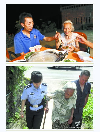 96岁老人顶高温给儿买鸭炖汤补身体晕倒路边