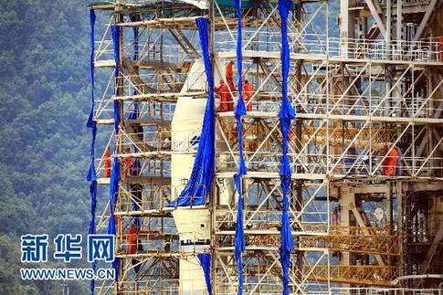 嫦娥二号准备发射