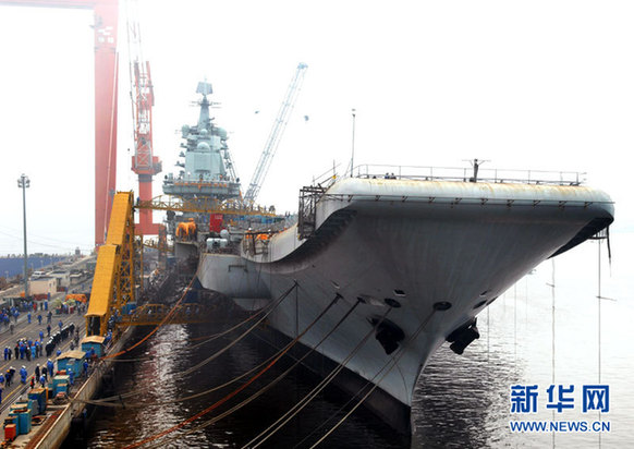 中国改建航母高清大图