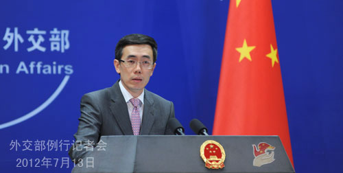外交部：我渔政船是执行正常公务 中方拒绝日方提出的抗议