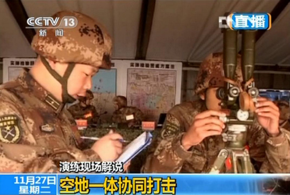武直-10参与“2012南京对抗”实兵演练