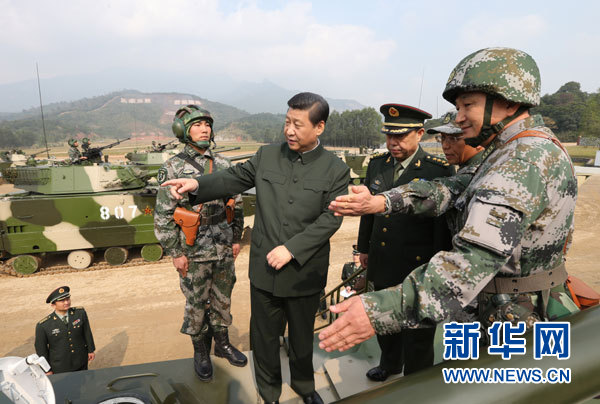 习近平在广州战区考察时强调 坚持富国和强军相统一 努力建设巩固国防和强大军队