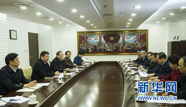 习近平:坚持和发展中国共产党领导的多党合作 为实现中共十八大确定的目标任务而奋斗