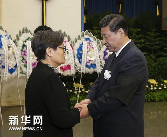 倪志福同志遗体在京火化