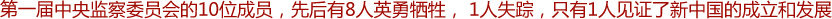 高举起监督执纪的旗帜——记第一届中央监察委员会