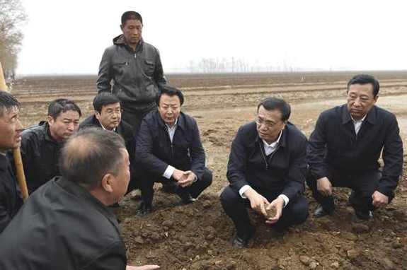 村民田头以诗对话总理