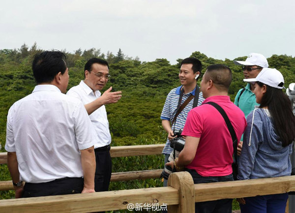 李克强海南考察：入小店访渔民 谈改革察民生