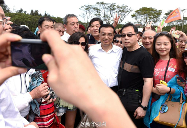 李克强海南考察：入小店访渔民 谈改革察民生
