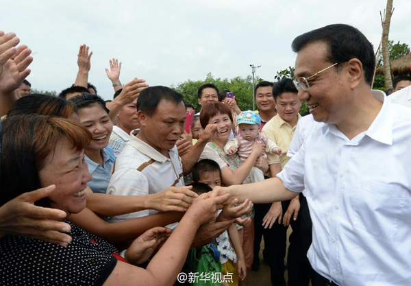 李克强海南考察：入小店访渔民 谈改革察民生