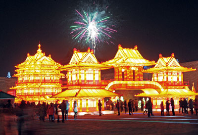 2013中国大同古都灯会盛装亮灯