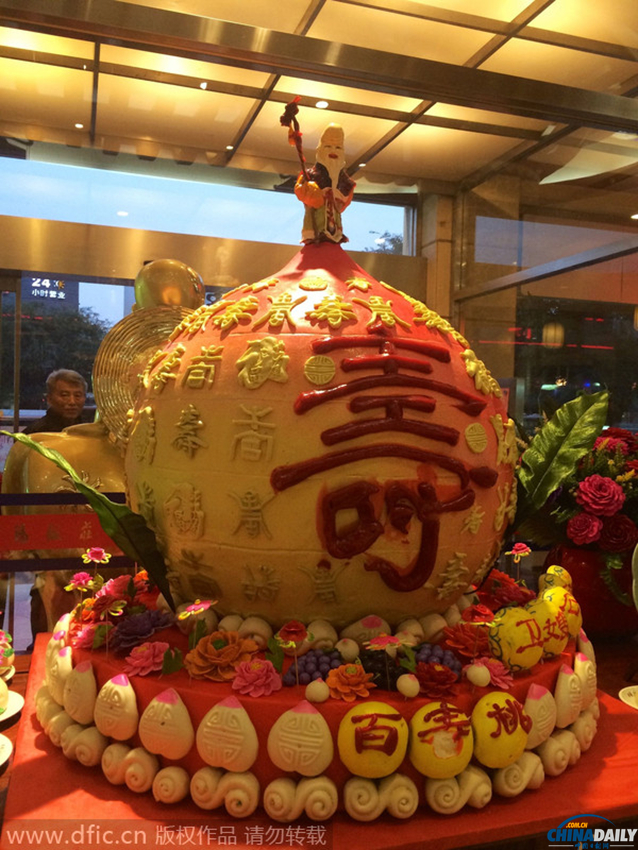 山西民间美食艺术：寿桃馒头