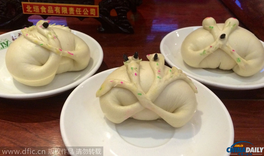 山西民间美食艺术：寿桃馒头
