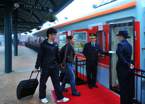 东部华侨城春节旅游旺 火车主题酒店几近爆满