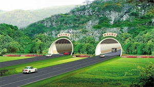 鹏坝通道工程开工建设 全长7.85公里双向四车道