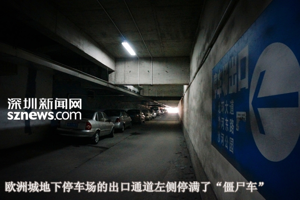 南山欧洲城地下停车场十辆疑似“僵尸车”是谁的