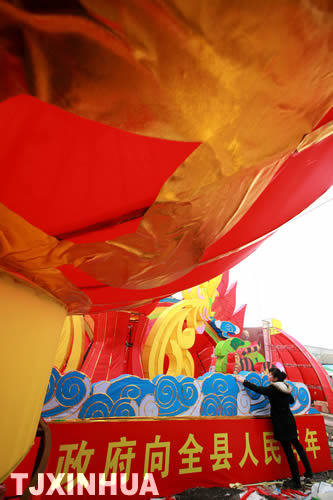 天津：元宵近了花灯俏