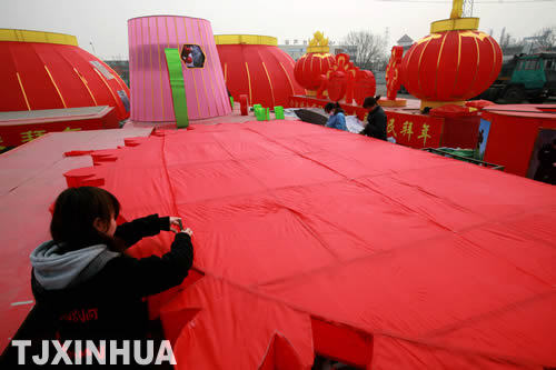 天津：元宵近了花灯俏