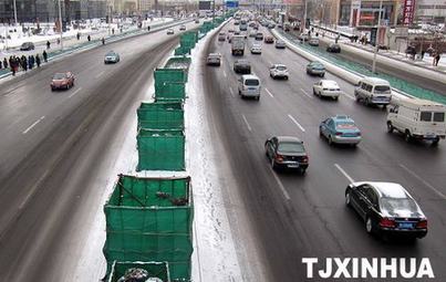 天津迎来入冬来明显降雪