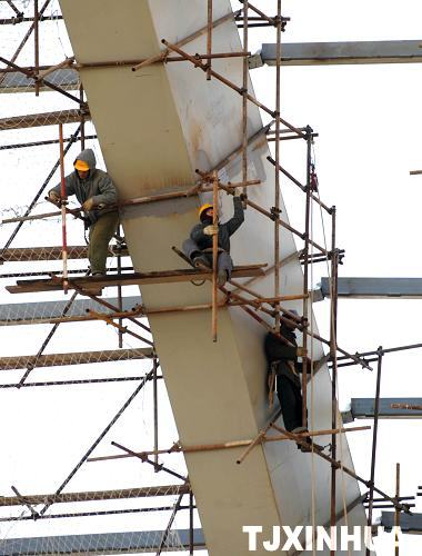 天津西站建设进入内部装修阶段