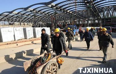 天津西站建设进入内部装修阶段