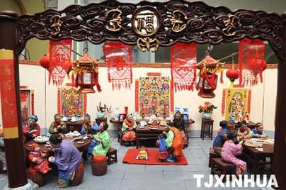 “泥人张”彩塑《过大年》完成