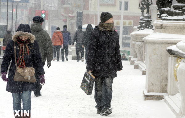 天津迎来兔年首场降雪