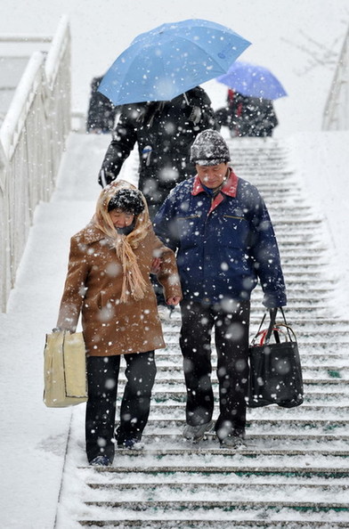 天津迎来较强降雪