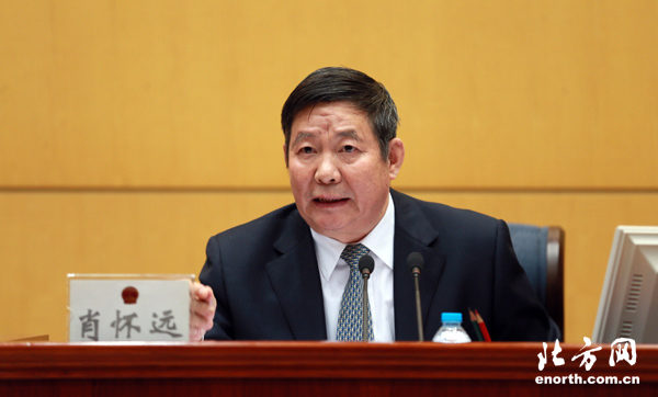 市十六届人大常委会举行第十六次会 肖怀远讲话
