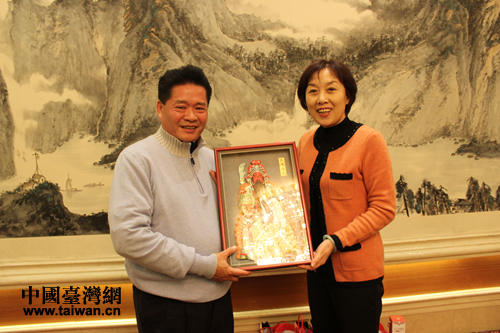 台湾妈祖联谊会会长郑铭坤率团来天津