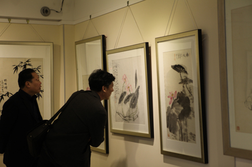中青年书画家精品暨近代名家书画展在津举行